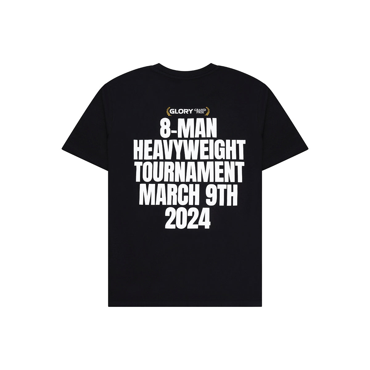 GLORY Grand Prix Tournament Event T-Shirt Black/White
