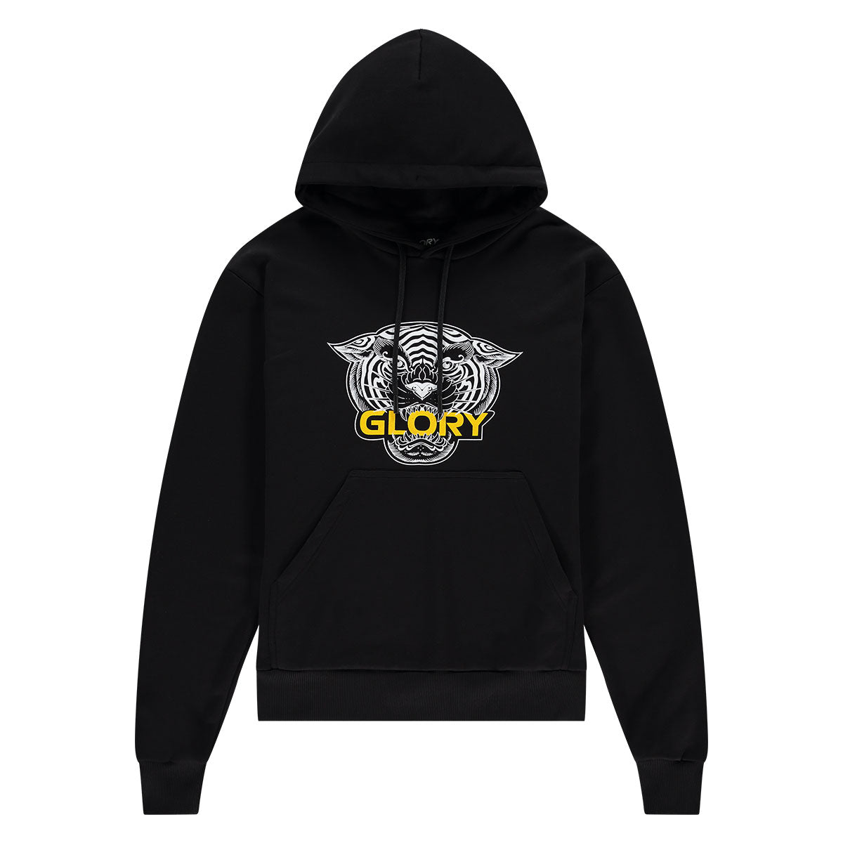 GLORY Yellow Grey Tiger hoodie