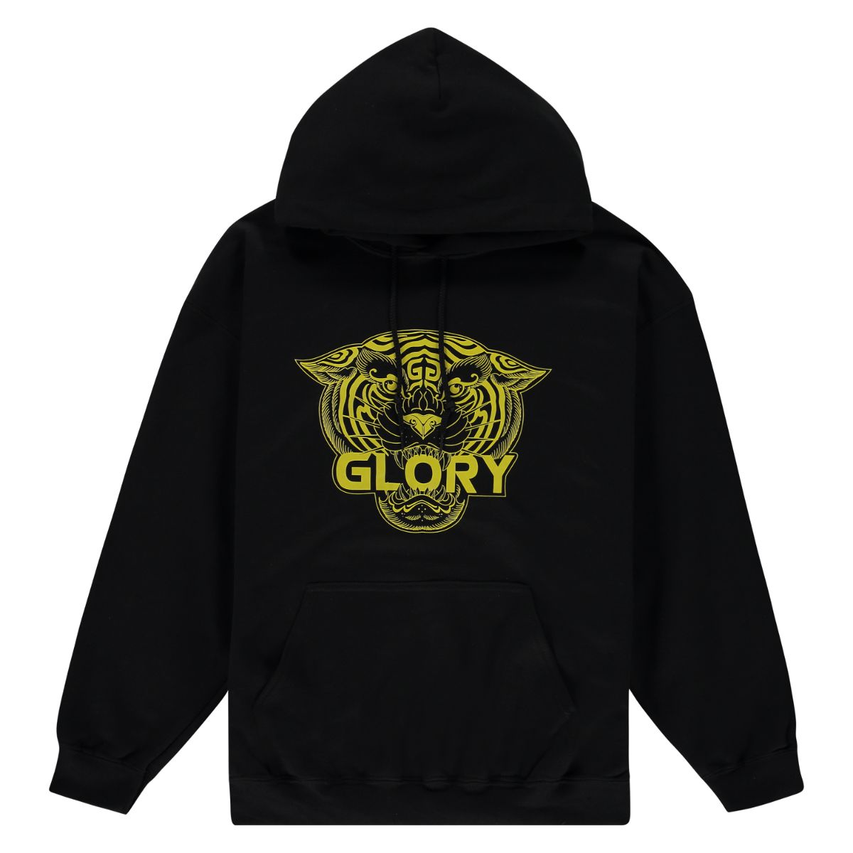 GLORY Yellow tiger hoodie
