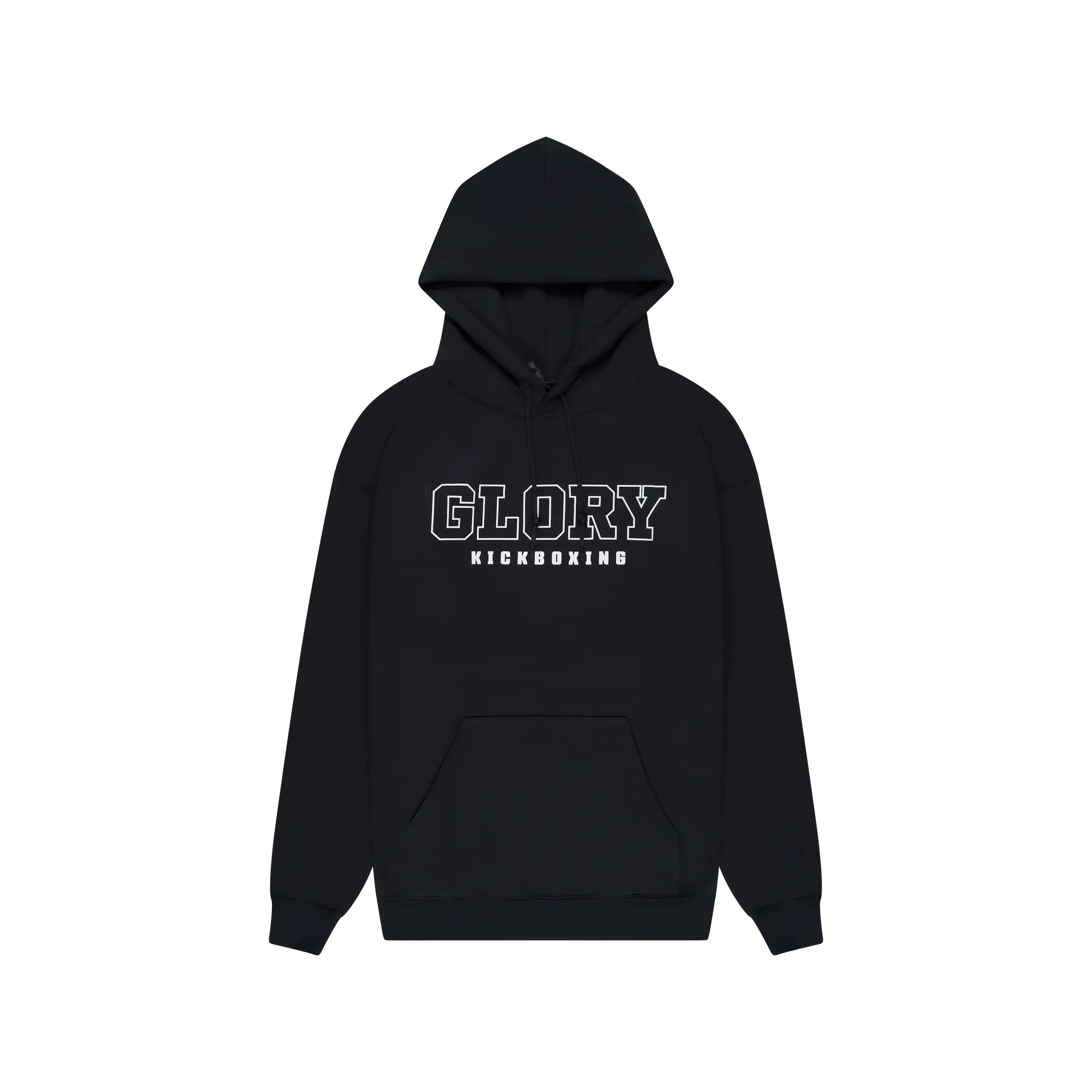 GLORY White Logo Hoodie
