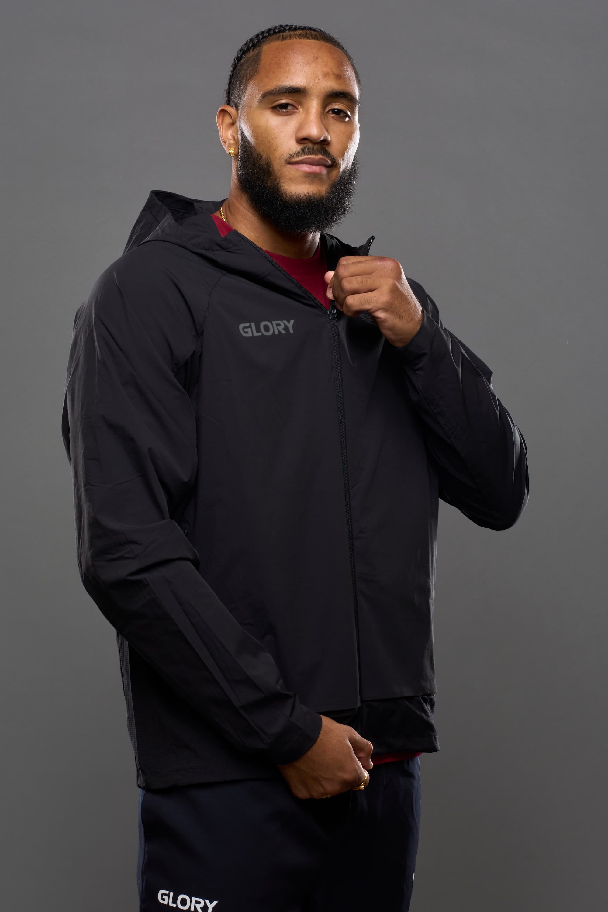 GLORY X Castore Black Woven Jacket
