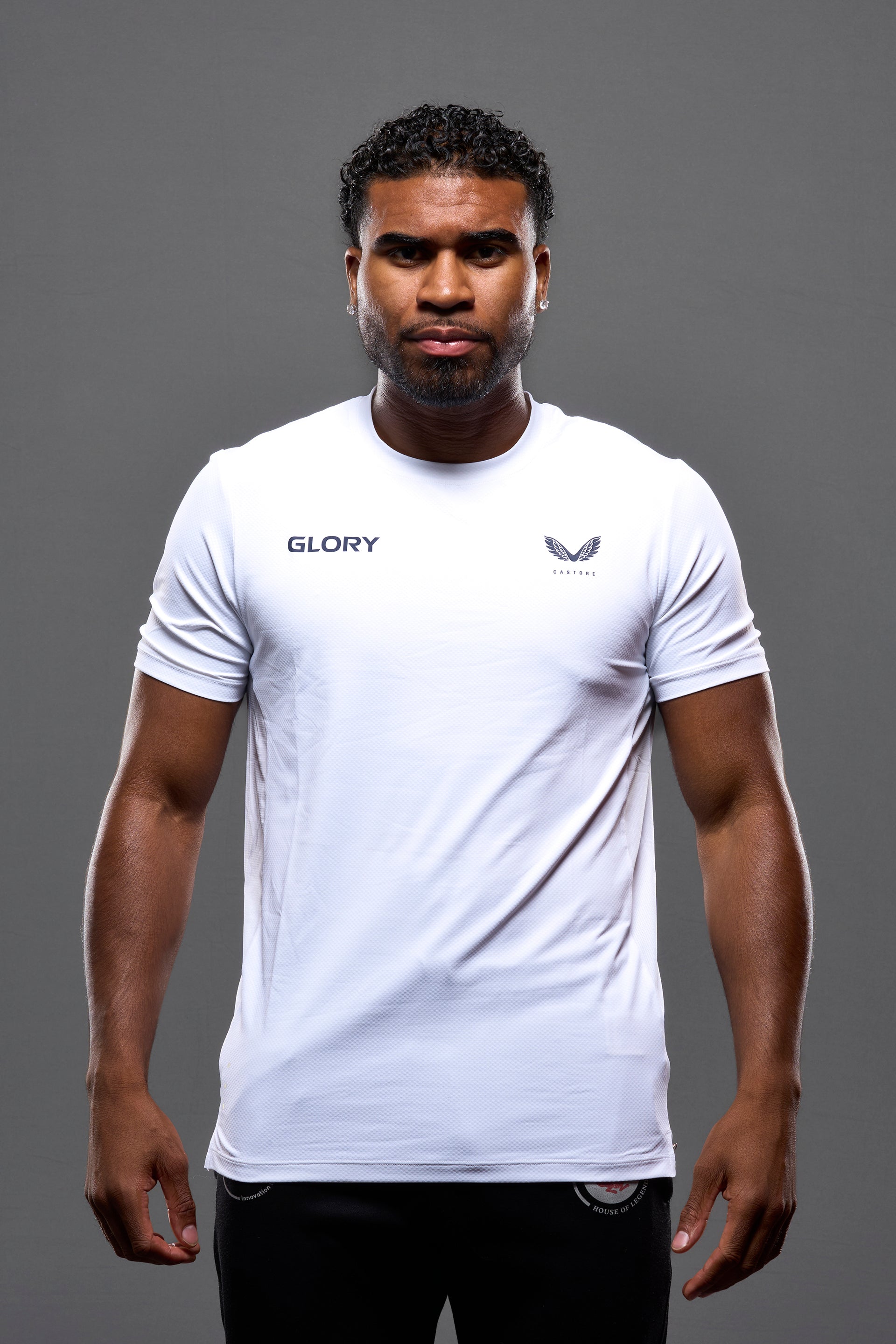 GLORY x Castore White Training T-Shirt