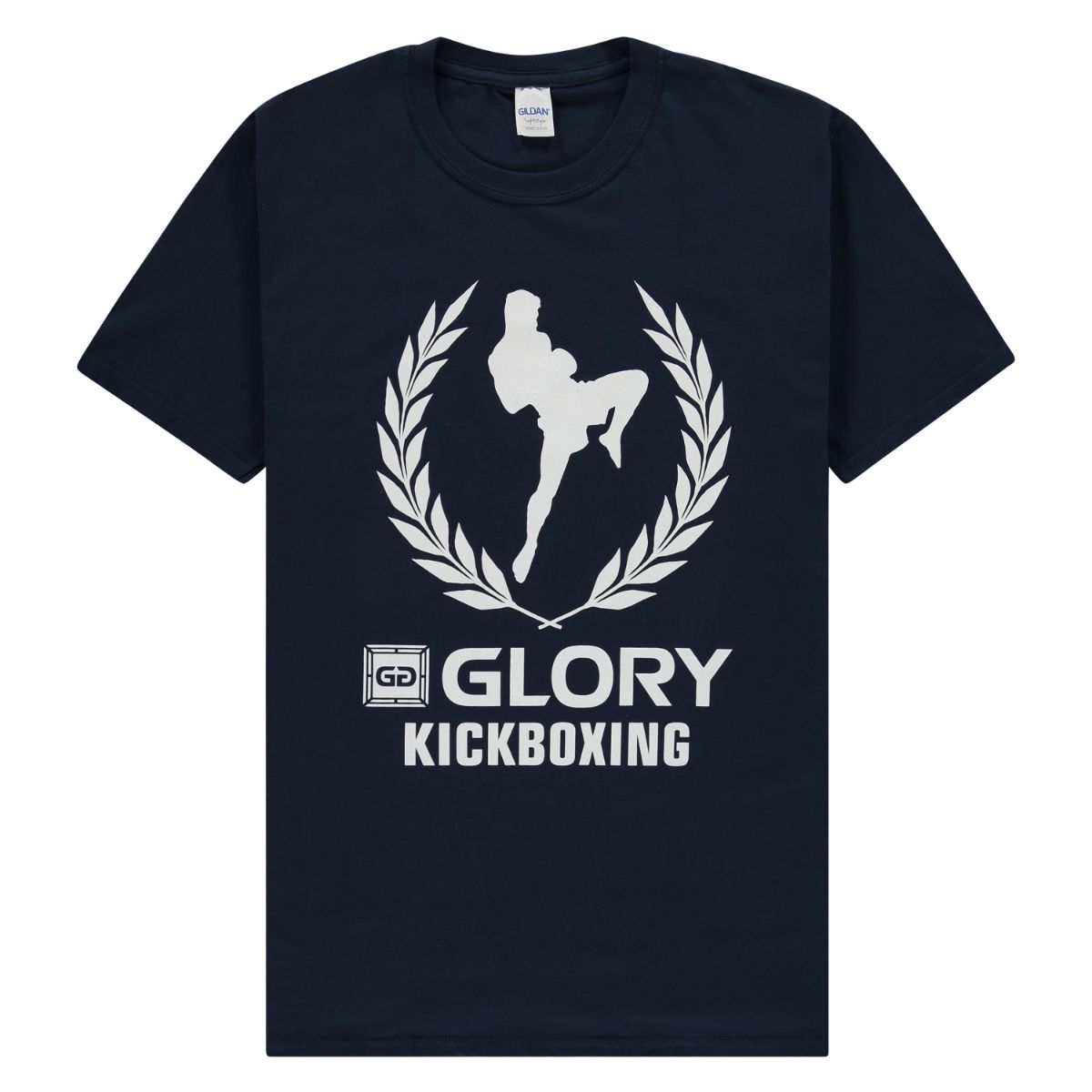 GLORY logo vignet blue white t-shirt