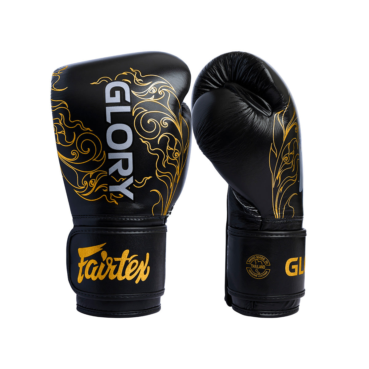 Fairtex X GLORY - Boxing Glove Black / Silver Logo